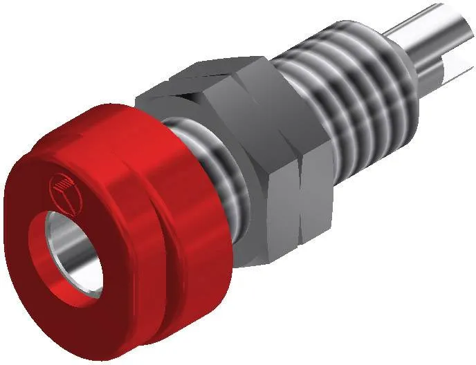 930175101, SKS-HIRSCHMANN BUG 10 - Лабораторное гнездо, Ø-контакта: 4 мм, красный : 1 шт.