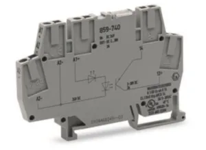 Клемма оптопары WAGO 859-740, 0.08мм²-2.5мм², 300В, (1 шт)