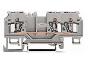 Клеммная колодка заземления WAGO 880-687, 1 pin, 0.08мм²-4.0мм², 25А, (1 шт)