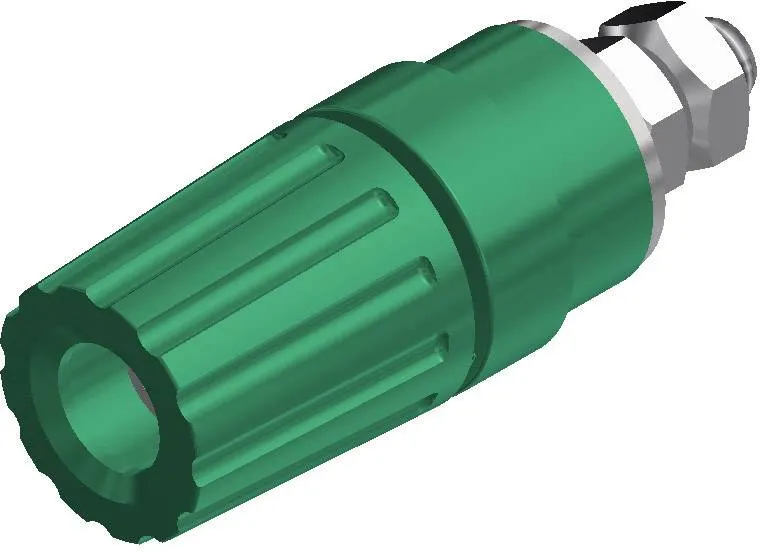 931714104, SKS-HIRSCHMANN PKI 110 - Полюсной зажим, 35 А, зеленый : 1 шт.