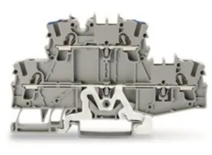 Двухуровневая клемма WAGO 2002-2727, 2 pin, 0.25мм²-4.0мм², 800В, 24А, (1 шт)