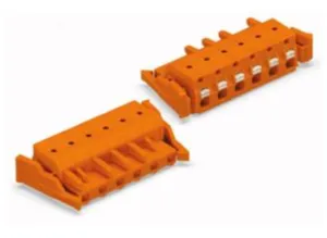 Гнездовой разъем WAGO 2231-705/037-000, 5 pin, 630В, 16А, CS: 7.62мм, (1 шт)