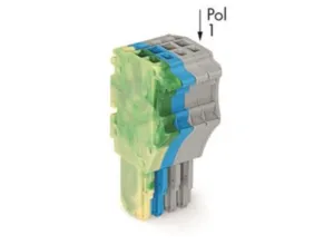 Внутренний разъём WAGO 2020-104/000-039, 4 pin, 0.5мм²-1.5мм², 500В, 13.5А, CS: 3.5мм, (1 шт)