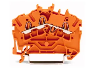 Проходная клеммная колодка WAGO 2002-6302, 1 pin, 0.25мм²-2.5мм², 550В, 24А, (1 шт)