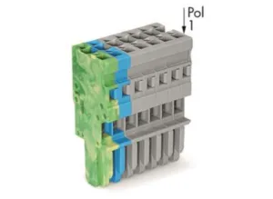 Внутренний разъём WAGO 769-108/000-039, 8 pin, 0.08мм²-4.0мм², 500В, 32А, CS: 5мм, (1 шт)