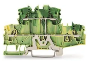 Двухуровневая клемма WAGO 2002-2707, 2 pin, 0.25мм²-4.0мм², 800В, 24А, (1 шт)