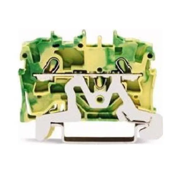 PG клемма WAGO 2002-1207, 2 pin, 0.25мм² - 4мм², 24А, конф: Terre, (1 шт)