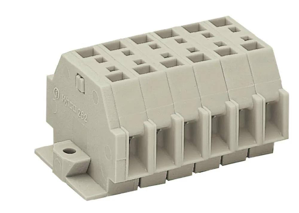 Клеммная колодка WAGO 262-136, 12 pin, 0.50мм² - 4мм², 550В, 23А, конф: L, (100 шт)