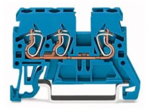 Проходная клеммная колодка WAGO 870-684, 1 pin, 0.08мм²-2.5мм², 500В, 24А, (1 шт)