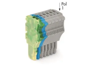 Внутренний разъём WAGO 2020-107/000-039, 7 pin, 0.5мм²-1.5мм², 500В, 13.5А, CS: 3.5мм, (1 шт)