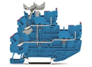 Двухуровневая клемма WAGO 2022-2209/999-953, 2 pin, 0.75мм²-4.0мм², 630В, 20А, (1 шт)