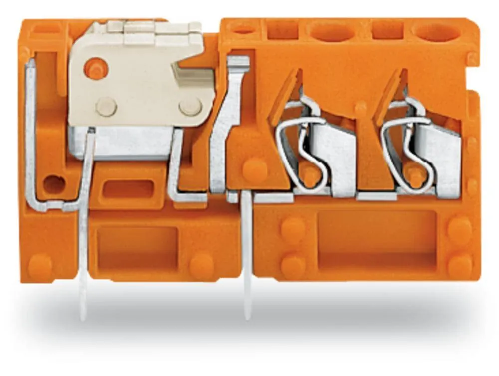 Быстроразъемная клемма WAGO 742-156, 1 pin, 0.08мм² - 2.50мм², 320В, CS: 5.08мм, (200 шт)