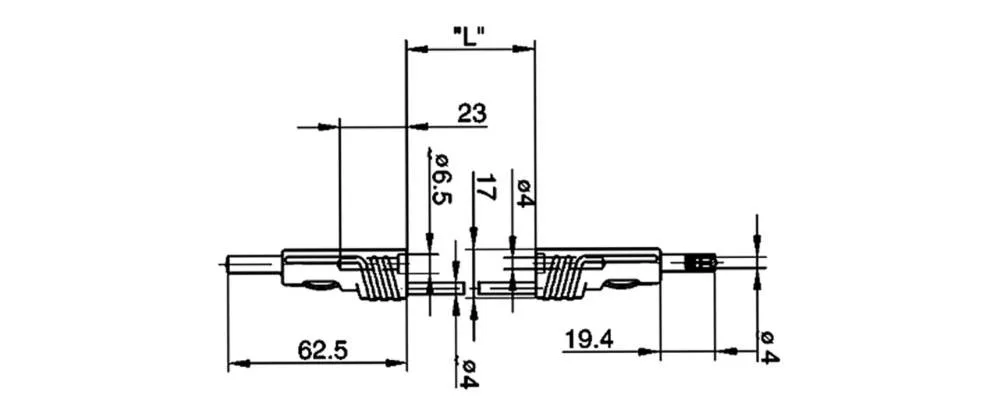 Тестовый провод SKS Hirschmann 973645104 MLB 50/1 V