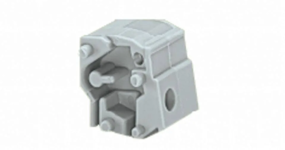 Деталь корпуса WAGO 257-821, 1 pin, CS: 10мм;10.16мм, (300 шт)