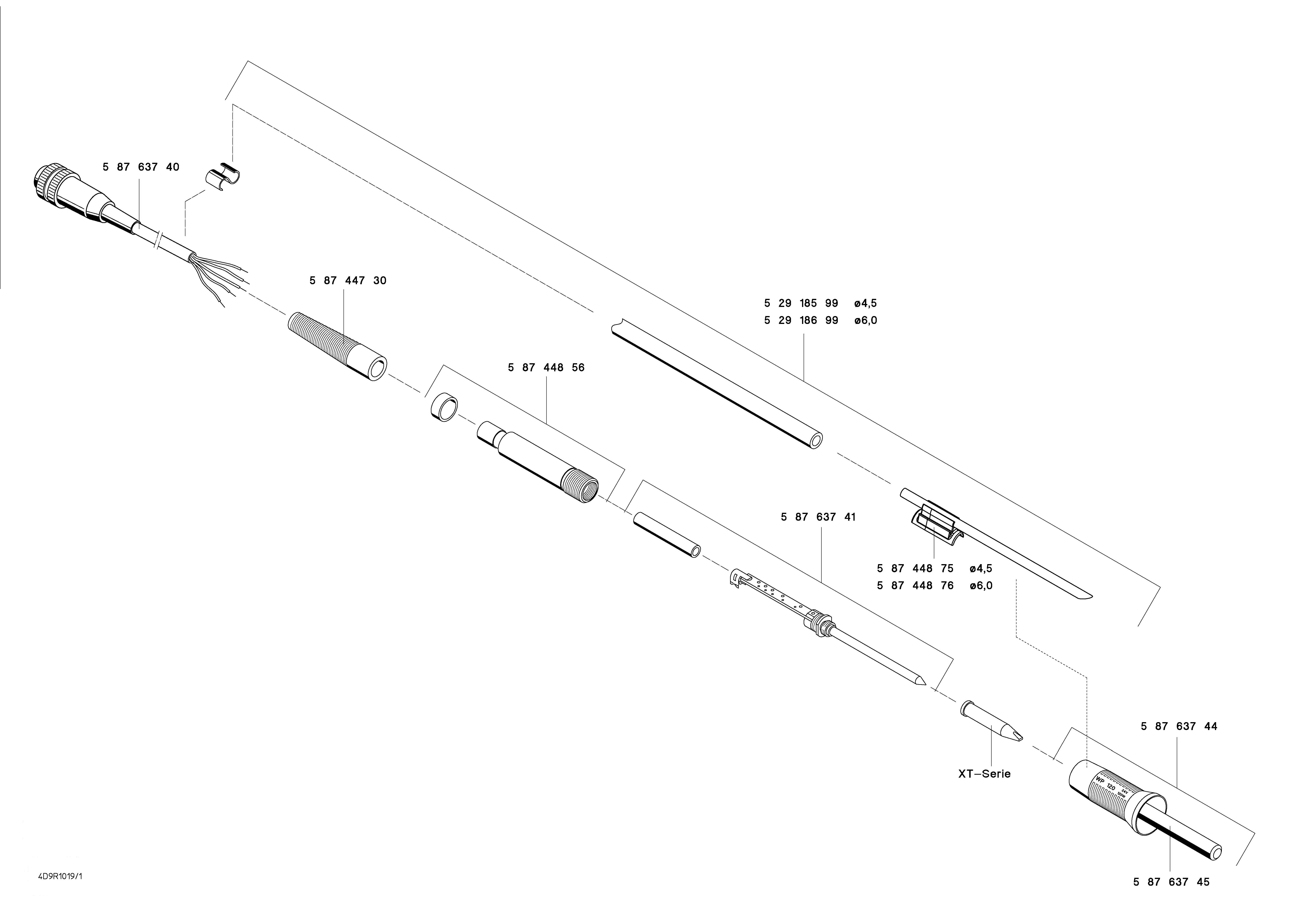 Паяльник Weller T0052920799N WP 120 Solar