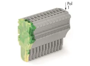 Внутренний разъём WAGO 2020-115/000-037, 15 pin, 0.5мм²-1.5мм², 500В, 13.5А, CS: 3.5мм, (1 шт)