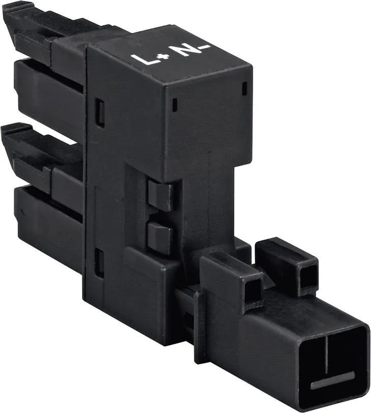 Сетевой распределитель H WAGO 890-1686, 2 pin, вилка, 2 x розетка, (1 шт)