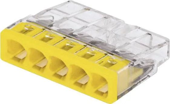 Винтовая клемма WAGO 2273-205-100, 5 pin, 0.5мм² - 2.5мм², 450В, 24А, (100 шт)