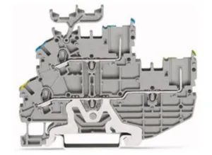 Двухуровневая клемма WAGO 2020-2217, 2 pin, 0.14мм²-1.5мм², 500В, 13.5А, (1 шт)