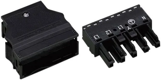 Разъем питания сети WAGO 770-105/L010-165, 4 pin, 0.5мм² - 4мм², 400В, 25А, (1 шт)
