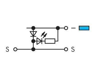 Светодиодная клемма WAGO 280-562/281-420, 3 pin, 0.08мм² - 2.50мм², 24В, 20А, конф: L, (50 шт)