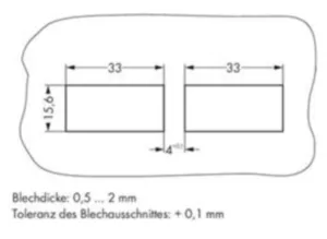 Корпус для компенсатора натяжения WAGO 770-506/029-000, (1 шт)