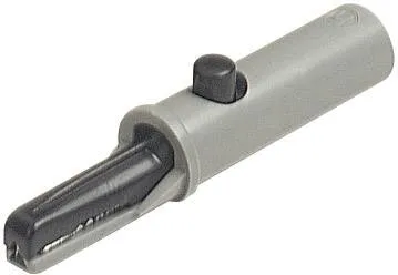 Зажим типа "крокодил" SKS Hirschmann AK 10, черный, 6 мм, длина: 53 мм : 1 шт.