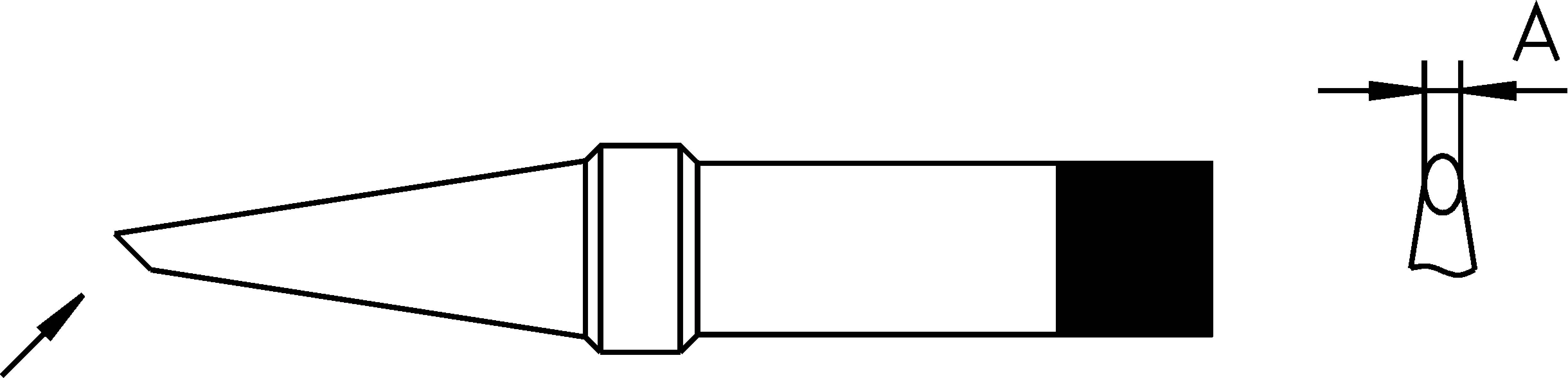 Паяльное жало Weller T0054126799 PTCC7