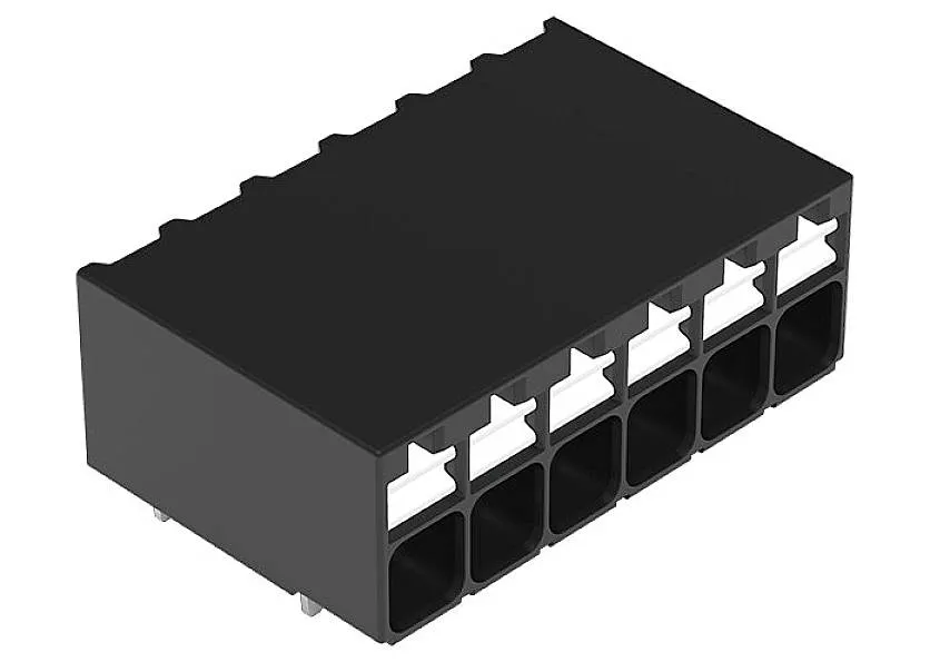 Клемма для печатной платы WAGO 2086-1206/300-000, 6 pin, 0.14мм² - 1.50мм², 320В, 17.5А, CS: 3.50мм, (1 шт)