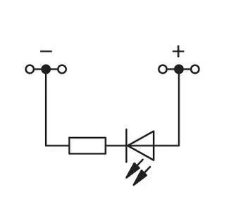 Светодиодная клемма WAGO 279-809/281-413, 4 pin, 0.08мм² - 1.50мм², 24В, 25мА, конф: L, (100 шт)