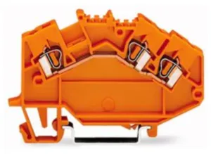 Проходная клемма WAGO 780-654, 1 pin, 0.08мм²-2.5мм², 1000В, 24А, (1 шт)