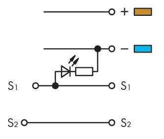 Клемма бесконтактного переключателя WAGO 280-580/281-434, 7 pin, 0.08мм² - 2.50мм², 24В, 20А, конф: L, (50 шт)