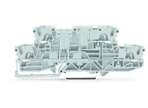 Двухуровневый клеммный блок WAGO 2002-2961, 5 pin, 0.25мм²-4.0мм², 400В, 16А, (1 шт)