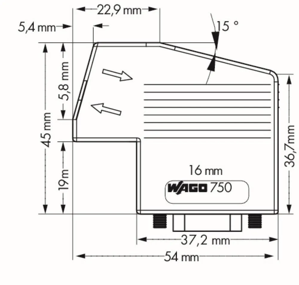 Разъем ПЛК WAGO 750-962 