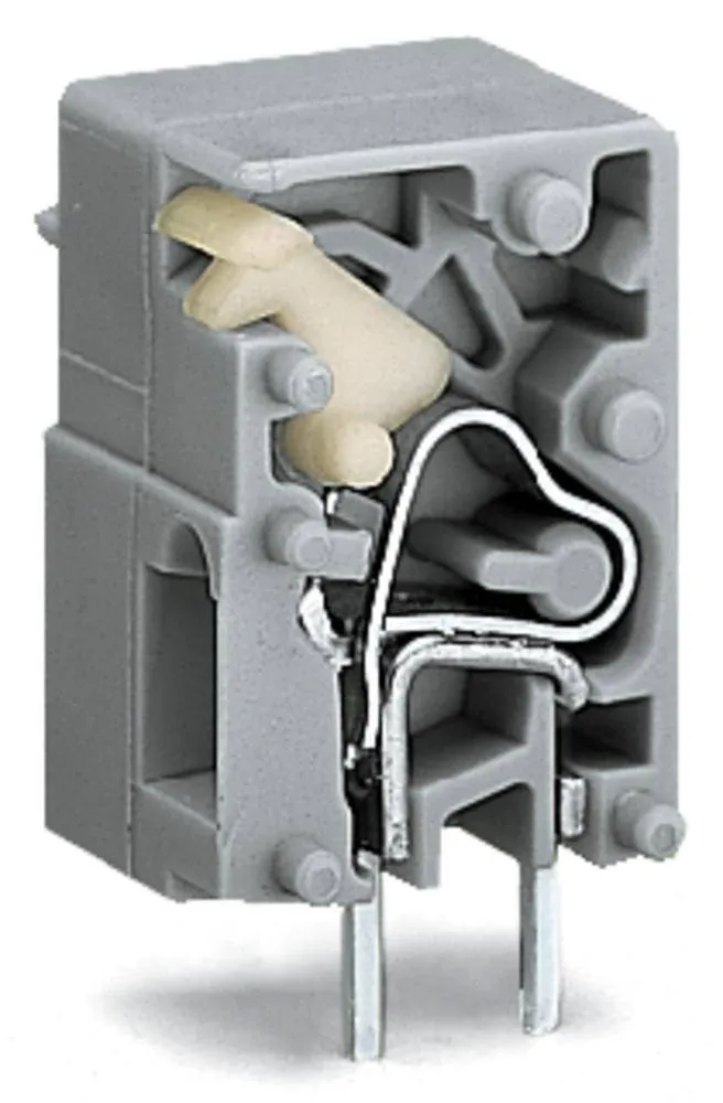 Быстроразъемная клемма WAGO 741-903, 1 pin, 0.08мм² - 2.50мм², 500В, CS: 10мм, (2160 шт)