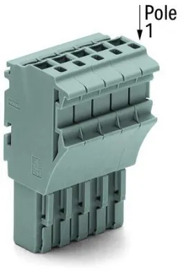 Внутренний разъём WAGO 2022-106/000-012, 6 pin, 0.75мм²-4.0мм², 690В, 24А, CS: 5.2мм, (1 шт)