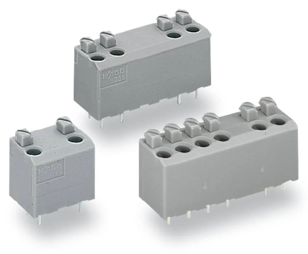 Быстроразъемная клемма WAGO 735-306/003-000, 5 pin, 0.50мм² - 1.50мм², 320В, CS: 5мм, (160 шт)