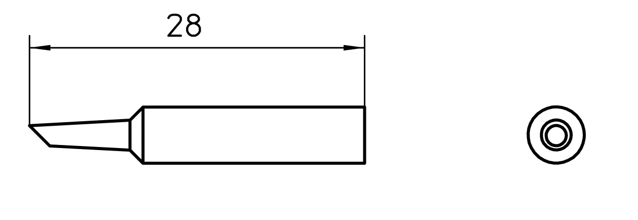 Паяльное жало Weller T0054488499 XNT AA 45°