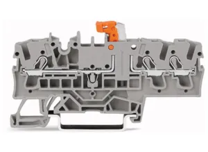 Клеммная колодка с размыкателем WAGO 2002-1774, 1 pin, 0.75мм²-4.0мм², 400В, 16А, (1 шт)