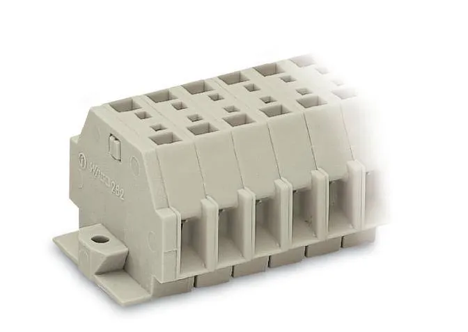 Клеммная колодка WAGO 262-132, 4 pin, 0.50мм² - 4мм², 550В, 23А, конф: L, (100 шт)