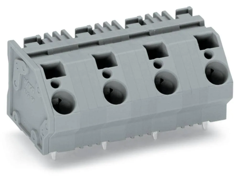 Быстроразъемная клемма WAGO 745-1457, 7 pin, 0.20мм² - 6.00мм², 1000В, CS: 15мм, (16 шт)