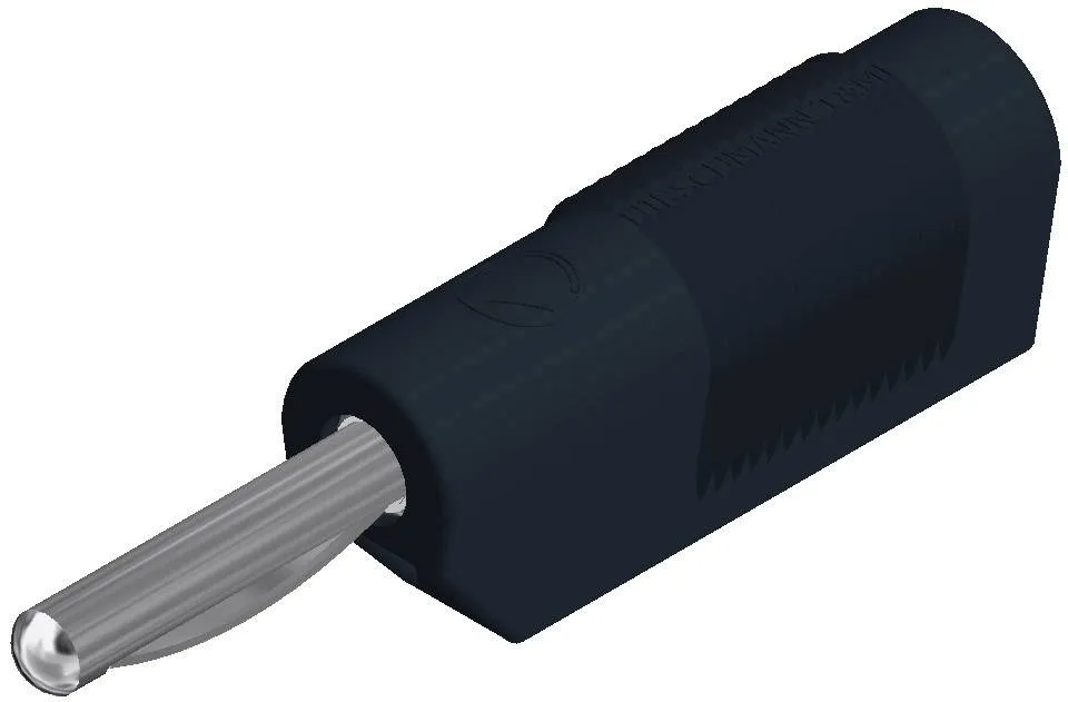 930435100, SKS-HIRSCHMANN VSB 20 - Банановый штекер, Ø-контакта: 4 мм, черный : 1 шт.