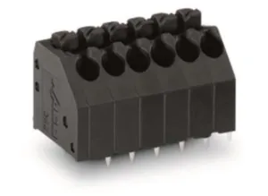 Клемма печатной платы WAGO 250-106/353-604, 6 pin, 0.2мм²-1.5мм², 320В, 8А, CS: 3.5мм, (1 шт)