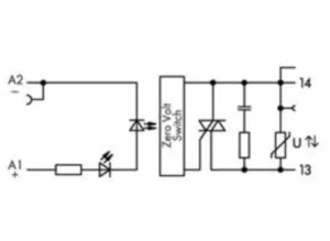 Клемма оптопары WAGO 859-734, 0.08мм²-2.5мм², 300В, (1 шт)