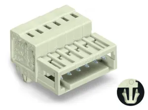 Контактный разъем WAGO 734-304/000-044, 4 pin, 160В, 10А, CS: 3.5мм, (1 шт)