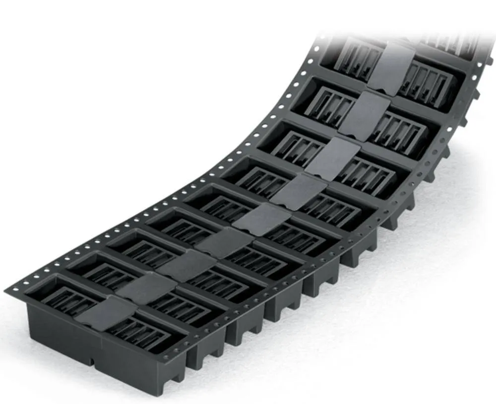 Штифтовая планка WAGO 734-264/105-604/997-405, 4 pin, 160В, 10А, CS: 3.81мм, (280 шт)
