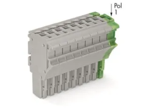 Внутренний разъём WAGO 2022-110/000-036, 10 pin, 0.75мм²-4.0мм², 690В, 24А, CS: 5.2мм, (1 шт)