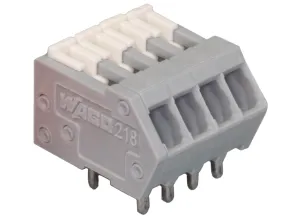 Клемма печатной платы WAGO 218-103, 3 pin, 0.08мм²-0.5мм², 160В, 6А, CS: 2.5мм, (1 шт)