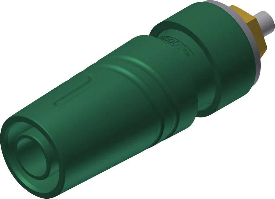 972358704, SKS-HIRSCHMANN SAB 2640 LK Au - Лабораторное гнездо, Ø-контакта: 4 мм, зеленый : 1 шт.