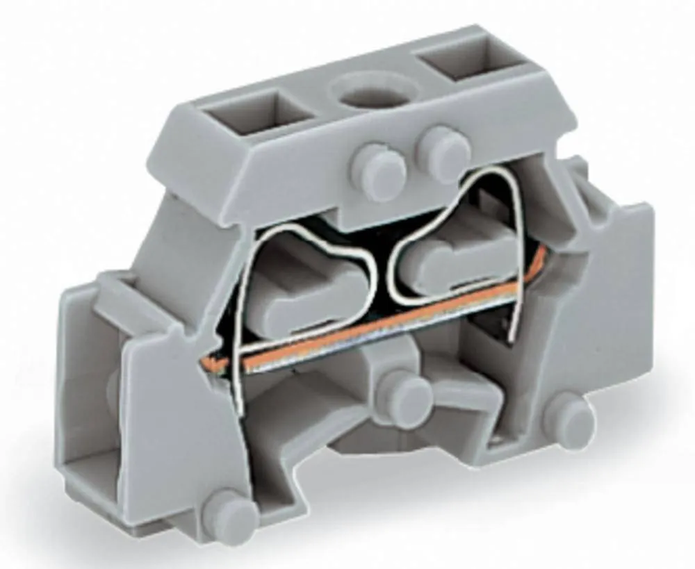 Клемма WAGO 261-411, 2 pin, 0.08мм² - 2.50мм², 500В, 24А, конф: L, (200 шт)